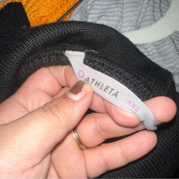 Athleta Womens Ravine Tunic Ribbed Sweater sz XXS #K1 - Picture 3 of 4